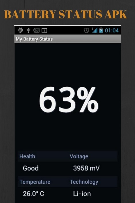 battery status download