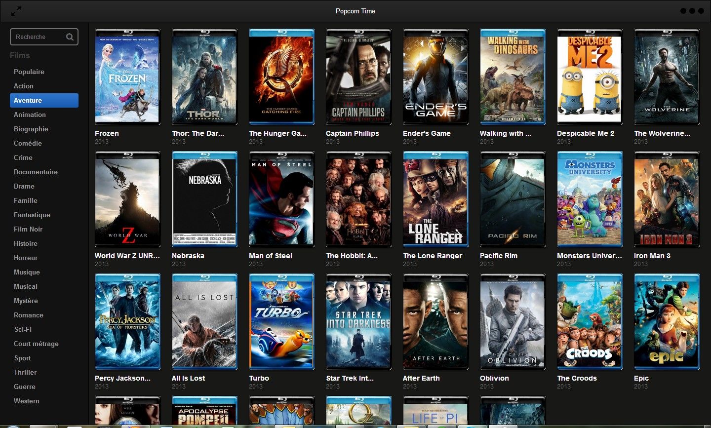 popcorn time on line